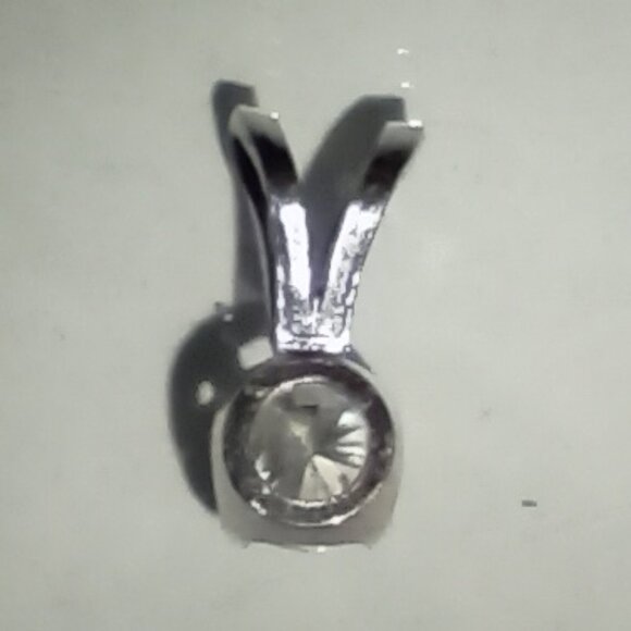 REDUCED! Sparkling 14Kt White Gold 0.27ct White Diamond Pendant - Picture 5 of 5